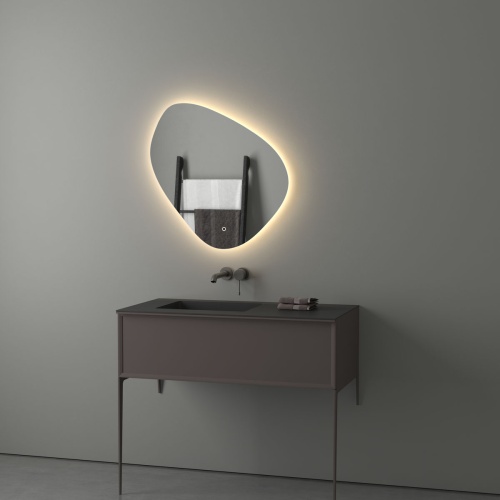 Зеркало Evoform Ledshine BY 2674 с LED-подсветкой и сенсорным выключателем, 70х70 см., 3000К фото 4