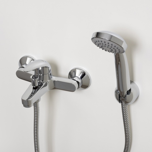 Смеситель для ванны и душа WasserKRAFT Isen 2601, хром фото 6