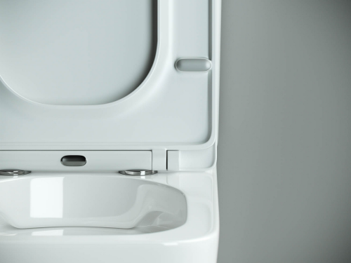 Унитаз-компакт Ceramicanova Cubic CN1803 Rimless с крышкой-сидением фото 6