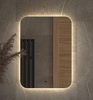 Зеркало DEFESTO OPTI DF 2804R с LED-подсветкой 50x70 см., ИК - выключатель, 4500 K