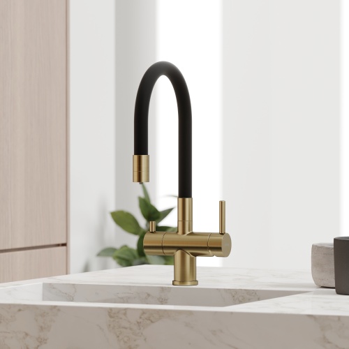 Смеситель для кухни Sancos Lucia SC4004BG, брашированное золото фото 6