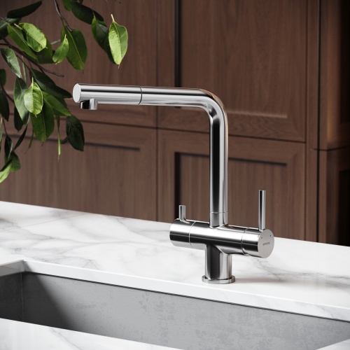 Смеситель для кухни Sancos Spin SC4015BN, брашированный никель фото 7