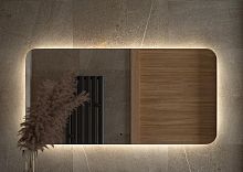 Зеркало DEFESTO OPTI DF 2808RH с LED-подсветкой 120x60 см., ИК - выключатель, 4500 K