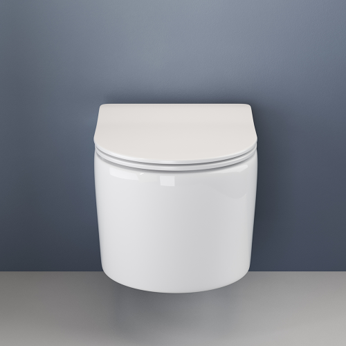 Подвесной унитаз Ceramicanova Moments CN3003 с крышкой-сидением фото 6