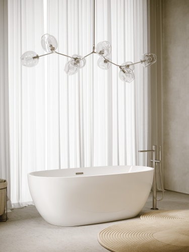 Акриловая ванна Sancos Flo FB02, 170x80 см фото 4