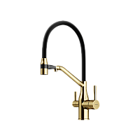 Смеситель для кухни Sancos Orta SC4008BG, брашированное золото