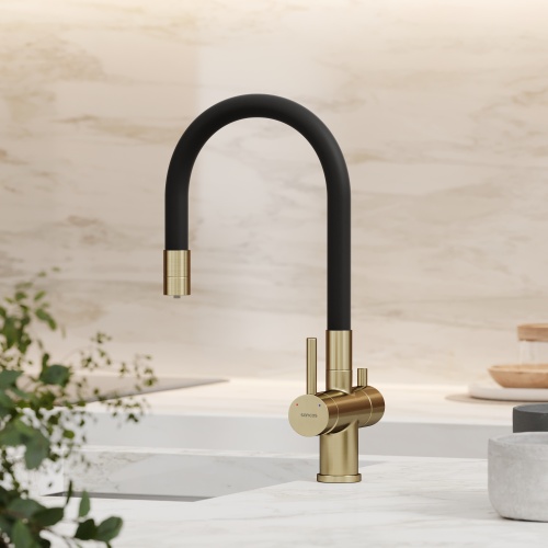 Смеситель для кухни Sancos Lucia SC4004BG, брашированное золото фото 7