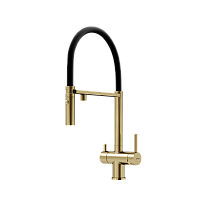 Смеситель для кухни Sancos Imola SC4010BGbh, брашированное золото