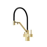 Смеситель для кухни Sancos Loro SC4007BG, брашированное золото