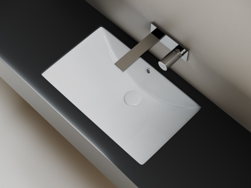 Раковина встраиваемая снизу Ceramicanova Era CN6082, белый глянец фото 3