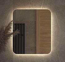 Зеркало DEFESTO OPTI DF 2806R с LED-подсветкой 60x70 см., ИК - выключатель, 4500 K