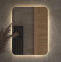 Зеркало DEFESTO OPTI DF 2807R с LED-подсветкой 60x80 см., ИК - выключатель, 4500 K
