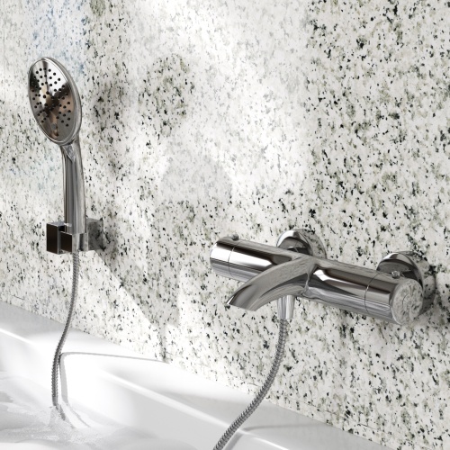 Термостатический смеситель для ванны и душа WasserKRAFT Berkel 4811 Thermo, хром фото 3
