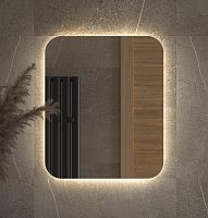 Зеркало DEFESTO OPTI DF 2803 с LED-подсветкой 50x60 см., без выключателя, 4500 K