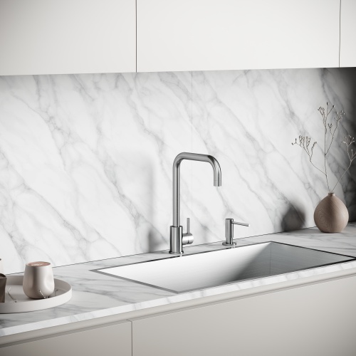 Смеситель для кухни Sancos Stainless SC12002SS, нержавеющая сталь фото 3