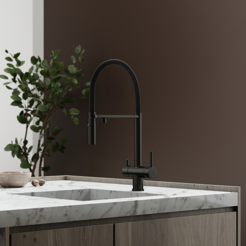 Смеситель для кухни Sancos Imola SC4010MB, матовый черный фото 13