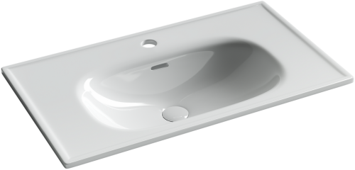 Раковина накладная мебельная Ceramicanova Sabo CN13002, белый глянец
