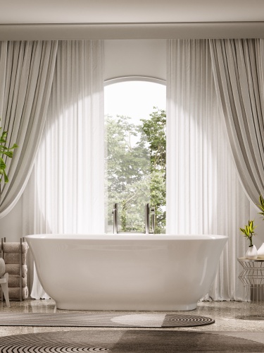 Акриловая ванна Sancos Neo FB09, 170x80 см фото 4