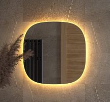 Зеркало DEFESTO OPTI DF 2859 с LED-подсветкой 60x60 см., без выключателя, 3000 K