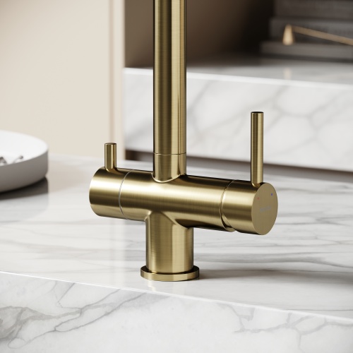 Смеситель для кухни Sancos Foster SC4014BG, брашированное золото фото 7