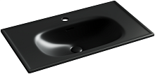 Раковина накладная мебельная Ceramicanova Sabo CN13002MB, черный матовый