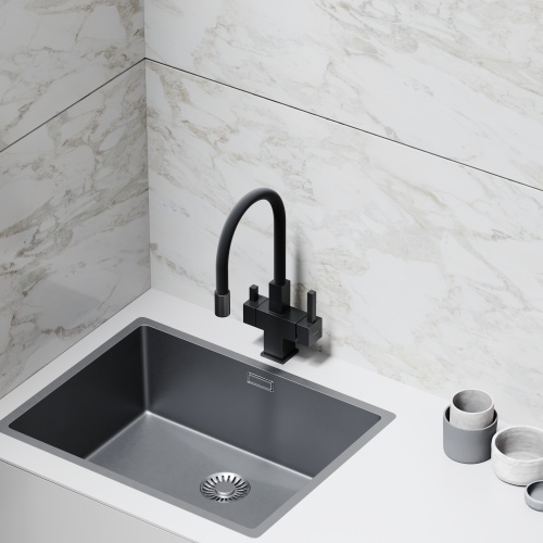 Смеситель для кухни Sancos Arno SC4005MB, матовый черный фото 10