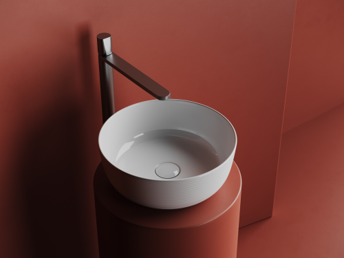 Накладная раковина Ceramicanova Element CN6073, белый глянец фото 6