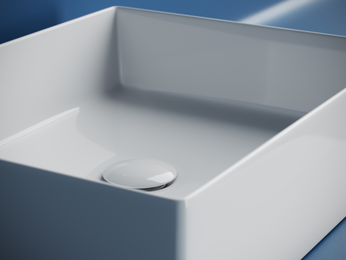 Накладная раковина Ceramicanova Element CN6069, белый глянец фото 5