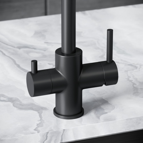 Смеситель для кухни Sancos Vela SC4013MB, черный матовый фото 6