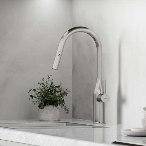 Смеситель для кухни Sancos Grand SC4002BNG, нержавеющая сталь фото 8