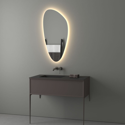 Зеркало Evoform Ledshine BY 2592 с LED-подсветкой 50х100 см., без выключателя, 3000К фото 4
