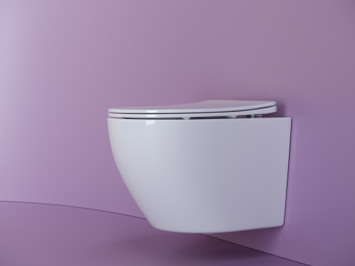 Подвесной унитаз Ceramicanova Uno CN11001 с крышкой-сидением фото 5