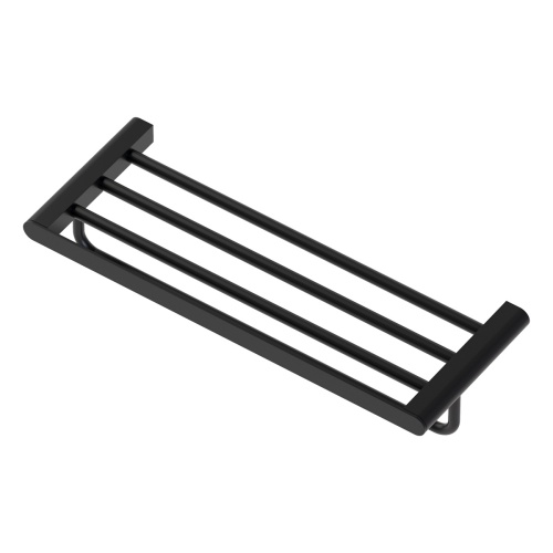 Полка Artwelle Schwarz 7781 для полотенец 60 см, чёрный матовый фото 2