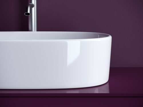 Накладная раковина Ceramicanova Element CN6075, белый глянец фото 5