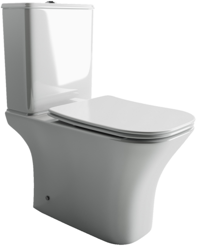 Унитаз-компакт Ceramicanova Alfa CN9002 с крышкой-сидением