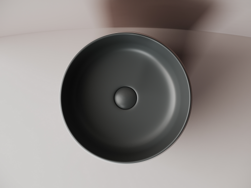 Накладная раковина Ceramicanova Element CN6073MDH, темный антрацит матовый фото 3