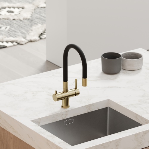 Смеситель для кухни Sancos Lucia SC4004BG, брашированное золото фото 10