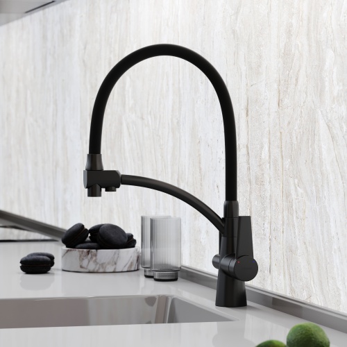 Смеситель для кухни Sancos Eri SC4001MB, матовый черный фото 11