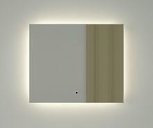 Зеркало DEFESTO GLOW DF 2503RH с фацетом и LED-подсветкой 60x50 см., ИК - выключатель, 4500 K