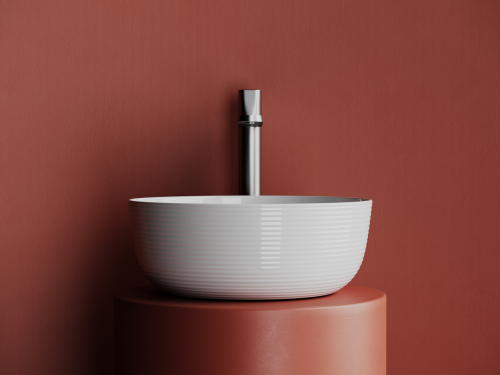 Накладная раковина Ceramicanova Element CN6073, белый глянец фото 4