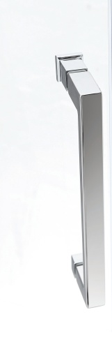 Душевой уголок Cezares 100x100x195 MOLVENO-R-1-100-C-Cr-IV, стекло прозрачное, профиль хром фото 3