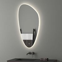 Зеркало Evoform Ledshine BY 2682 с LED-подсветкой и сенсорным выключателем, 50х100 см., 4000К