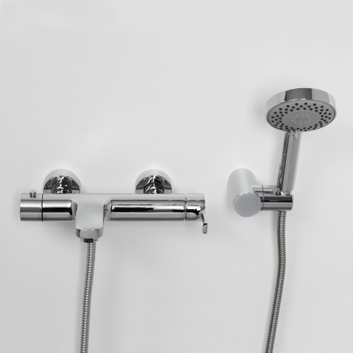 Смеситель для ванны и душа WasserKRAFT Berkel 4801, хром фото 8