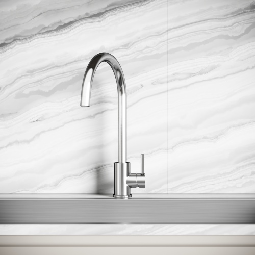 Смеситель для кухни Sancos Stainless SC12001SS, нержавеющая сталь фото 4