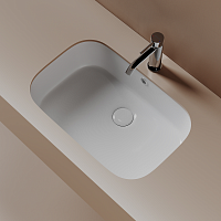Раковина встраиваемая снизу Ceramicanova Era CN15006, белый глянец