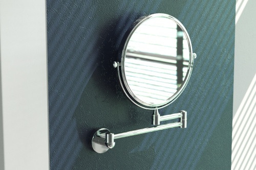 Косметическое зеркало Artwelle Harmonie HAR 056, двухстороннее, без подсветки, поворотное, хром фото 2
