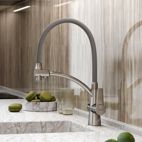 Смеситель для кухни Sancos Eri SC4001BN, брашированный никель фото 10