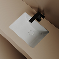 Раковина встраиваемая снизу Ceramicanova Era CN15002, белый глянец