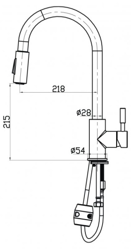 Смеситель BelBagno BB-LAM31A-IN для кухонной мойки фото 2