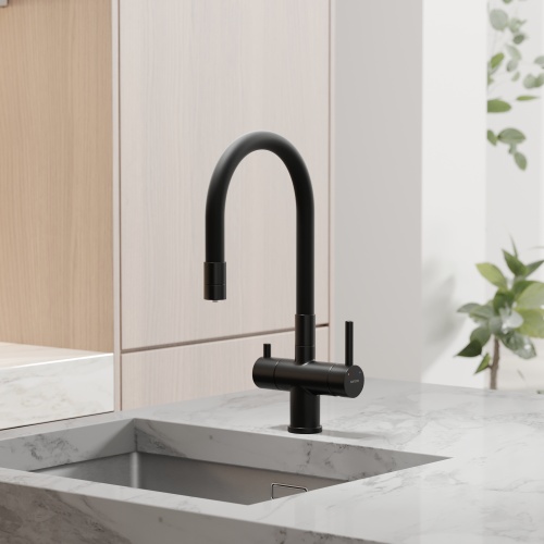 Смеситель для кухни Sancos Lucia SC4004MB, матовый черный фото 11